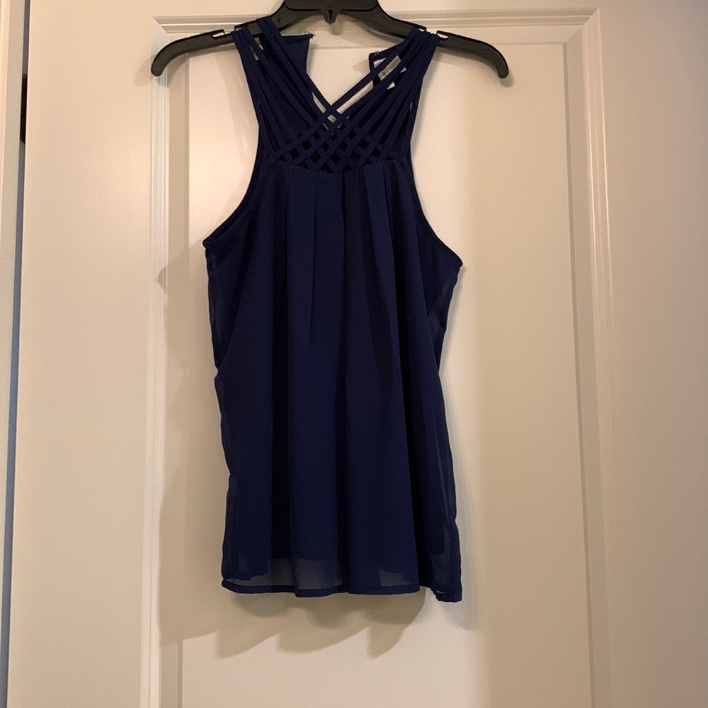 Navy women’s Japan’s blouse. Size small